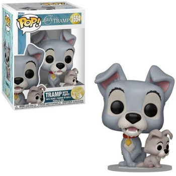 Funko POP Disney Lady and the Tramp - Tramp with Puppy 1554 Vinyl Figure