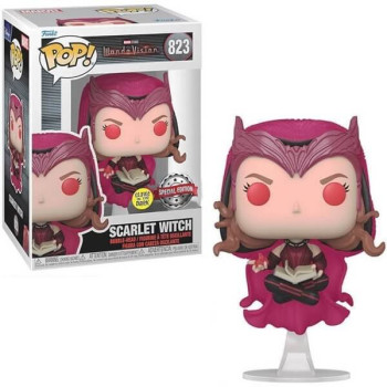 Funko POP Marvel WandaVision - Scarlet Witch GitD 823 Vinyl Figure Special Edition Exclusive