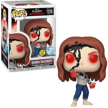 Funko POP Marvel Doctor Strange in the Multiverse of Madness - Wanda Maximoff GiTD 1216 Bobble-Head Special Edition