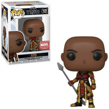Funko POP Marvel Black Panther Wakanda Forever - Ayo 1121 Bobble-Head Marvel Collector Corps Exclusive 
