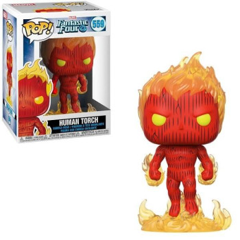 Funko POP Marvel Fantastic Four - Human Torch 559 Bobble-Head