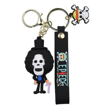 3D Μπρελόκ Σιλικόνης One Piece - Brook 8 εκ. 