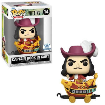 Funko POP Trains Disney Villains - Captain Hook 14 Vinyl Figure Funko Shop Exclusive 