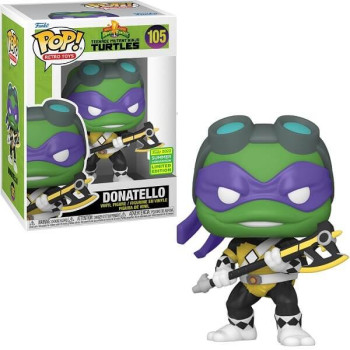 Funko POP Retro Toys Power Rangers Teenage Mutant Ninja Turtles - Donatello 105 Vinyl Figure 2022 Summer Convention Exclusive