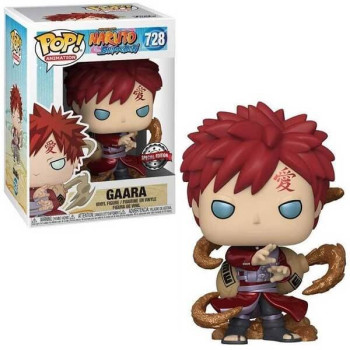 Funko POP Animation Naruto Shippuden - Gaara Metallic 728 Vinyl Figure Special Edition