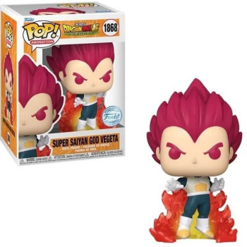 Funko POP Animation Dragon Ball Z - Super Saiyan God Vegeta 1868 Vinyl Figure Special Edition