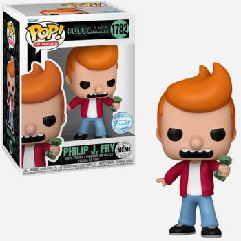 Funko POP Animation Futurama - Philip J. Fry (Meme) 1755 Vinyl Figure Special Edition 