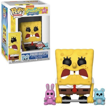 Funko POP Animation Spongebob Squarepants - Spongebob Weightlifter 917 Vinyl Figure Special Edition