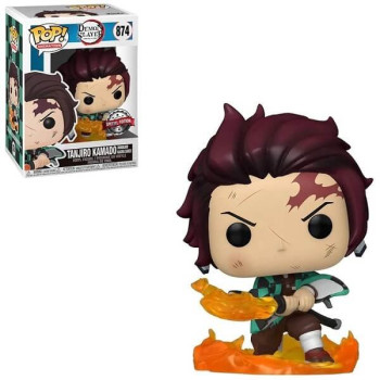 Funko POP Animation Demon Slayer - Tanjiro Kamado (Hinokami Kagura Dance) 874 Vinyl Figure Special Edition