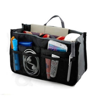 Οργανωτής Τσάντας με Πολλές Θήκες & Φερμουάρ - Μαύρο
