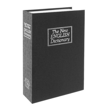 Βιβλίο Χρηματοκιβώτιο Ασφαλείας - Book Safe Dictionary 18Χ11,5Χ5,5 cm - Μαύρο