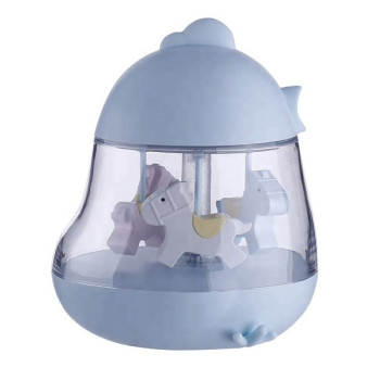 Παιδικό Φωτιστικό Καρουζέλ Με Μουσική - Cute Chick - Γαλάζιο