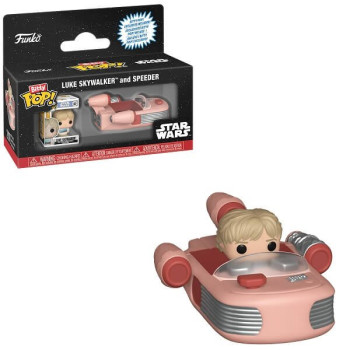Funko Bitty POP Rides Star Wars - Luke Skywalker and Speeder Vinyl Figure