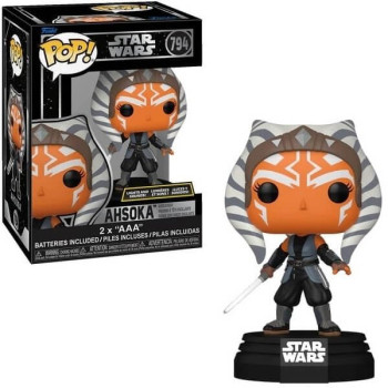 Funko POP Movies Star Wars - Ahsoka 794 Lights & Sound Bobble-Head