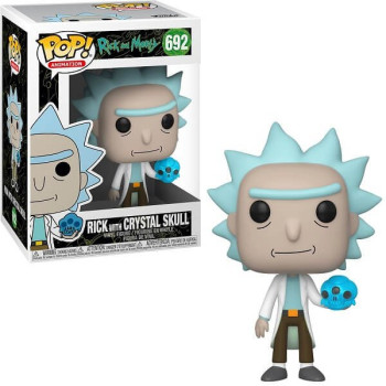 Funko POP Animation Rick and Morty - Rick with Crystal Skull 692 Vinyl Figure