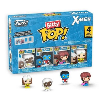 Funko Bitty POP! X-Men - Storm, Nightcrawler, Gambit, Rogue 4-Pack Vinyl Figures