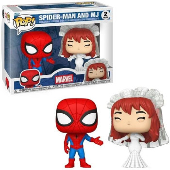 Funko POP Marvel - Spider-Man & MJ 2-Pack Bobble-Heads