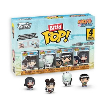 Funko Bitty POP! Naruto: Shippuden - Tenten, Madara (6th Paths), Might Guy, Itachi Uchiha 4-Pack Vinyl Figures