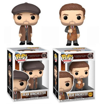 Funko POP Television Bundle of 2 Supernatural - Dean Winchester & Chase 1836 Vinyl Figures