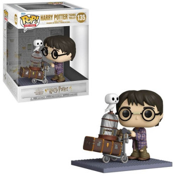 Funko POP Deluxe Harry Potter - Harry Potter Pushing Trolley 135 Vinyl Figur