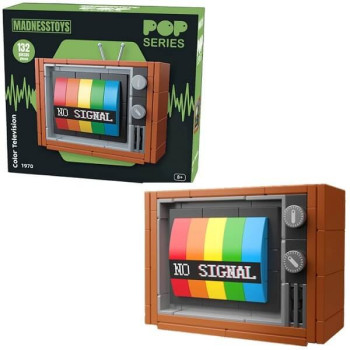 MadnessToys Σετ Τουβλάκια Pop Series - Color Television 1970 Construction Kit 132 κομμάτια