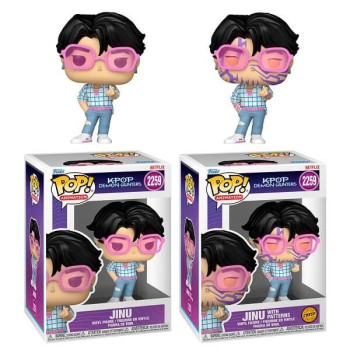 Funko POP Bundle of 2 Animation KPop Demon Hunters - Jinu & Chase 2259 Vinyl Figures