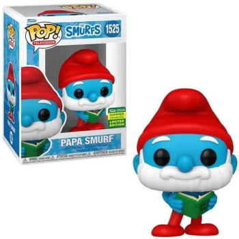 Funko POP Television The Smurfs - Papa Smurf 1525 Vinyl Figure 2024 Summer Convention Exclusive 