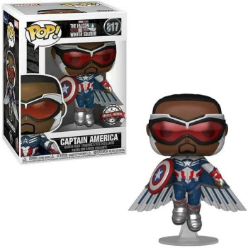 Funko POP Television The Falcon and the Winter Soldier - Captain America 817 Vinyl Figure Special Edition Exclusive