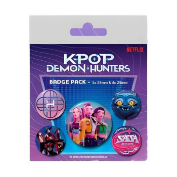 Pyramid International Σετ Κονκάρδες KPop Demon Hunters 5 τμχ.