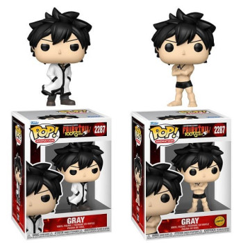 Funko POP Bundle of 2 Animation Fairy Tail 100 Years Quest - Gray & Chase 2287 Vinyl Figures 