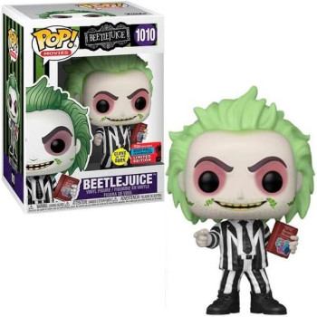Funko POP Movies Beetlejuice - Beetlejuice GitD 1010 Vinyl Figure 2020 Fall Convention Exclusive