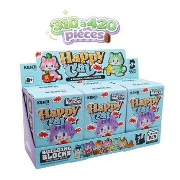 Kenji Σετ Τουβλάκια Happy Cat Blind Box Construction Kit 
