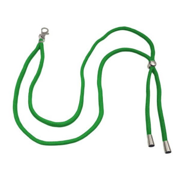 Λουράκι Λαιμού Lanyard για Κινητό με Μεταλλικό Γάντζο 75cm - Πράσινο