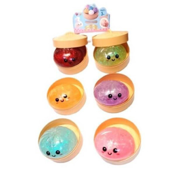 Mystery Αντιστρες Dumpling Glitter Squishy σε Καλαθάκι