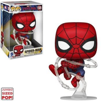 Funko POP Marvel Spider-Man Brand New Day- Spider-Man 1589 Jumbo 10" Bobble-Head 