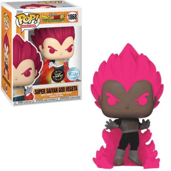 Funko POP Animation Dragon Ball Z - Super Saiyan God Vegeta GitD Chase 1868 Vinyl Figure Special Edition