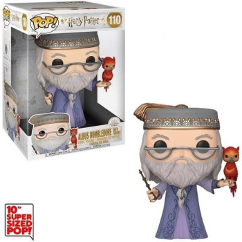 Funko POP Harry Potter - Albus Dumbledore with Fawkes 110 Jumbo 10" Vinyl Figure