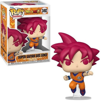 Funko POP Animation Dragon Ball Z - Super Saiyan God Goku 2492 Vinyl Figure