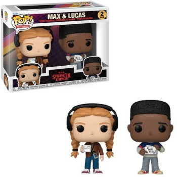 Funko POP Television Stranger Things - Max & Lucas 2-pack Vinyl Figures 