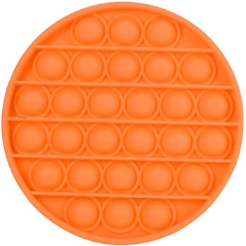 Anti Stress Fidget Bubble Pop Αγχολυτικό Παιχνίδι Κύκλος Πορτοκαλί