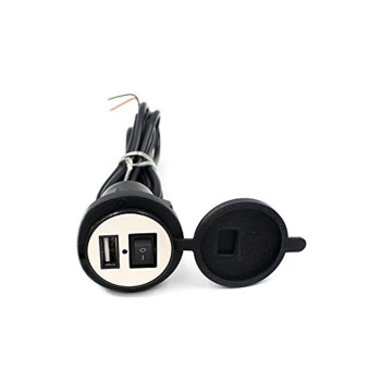 Κιτ Παροχής Ρεύματος Μοτοσυκλέτας με Θύρα USB & Βάση Στήριξης