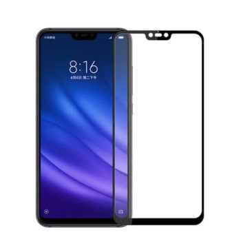 Tempered Glass Full Glue 9H για Xiaomi MI 8 LITE Black 