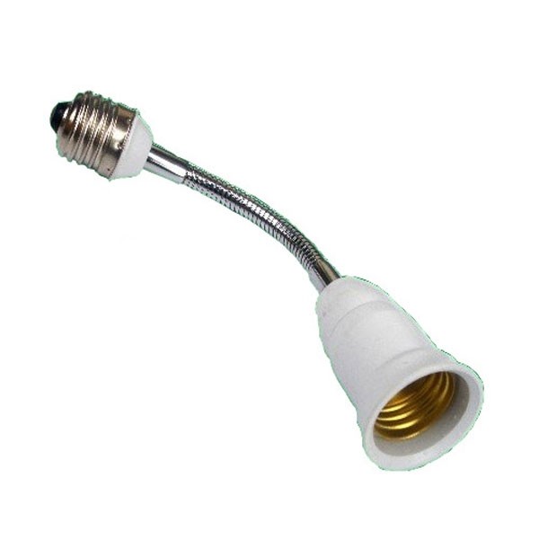 Αντάπτορας Ε27 σε Ε27 Με Εύκαμπτο Σπιράλ Βραχίωνα