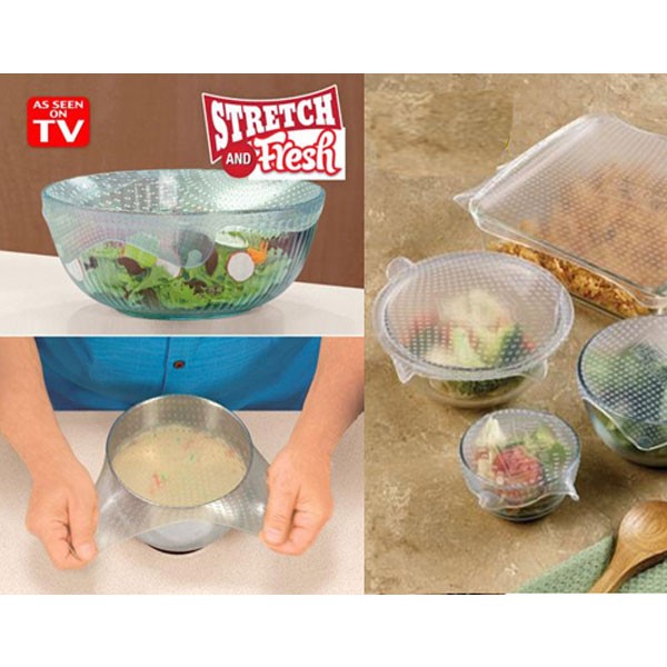 Οικολογικές Μεμβράνες Τροφίμων Πολλαπλών Χρήσεων Stretch And Fresh