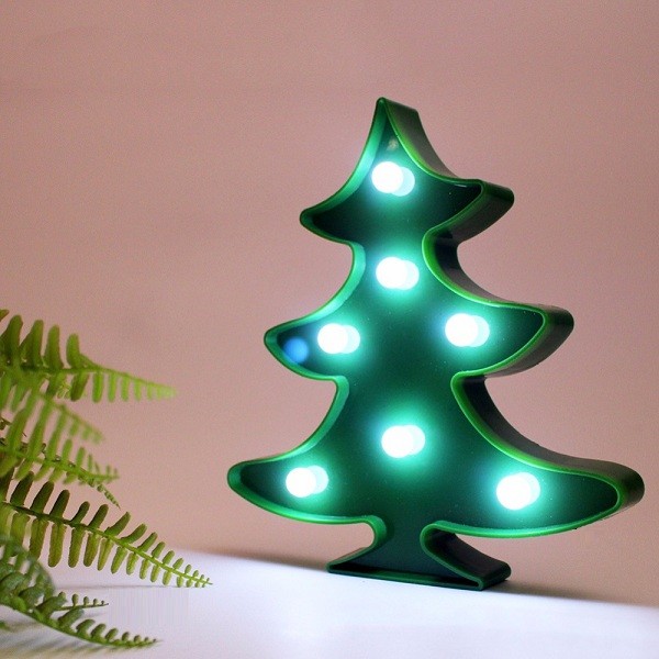 Διακοσμητικό φωτιστικό led χριστουγεννιάτικο δεντράκι