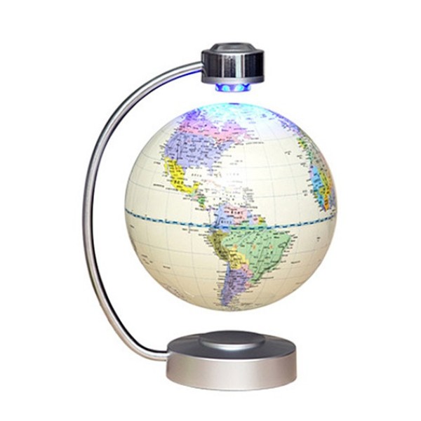 Μαγνητική Αιωρούμενη Υδρόγειος Σφαίρα 20cm Με Φωτιζόμενη Βάση