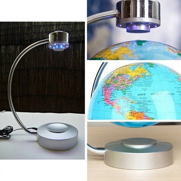 Μαγνητική Αιωρούμενη Υδρόγειος Σφαίρα 20cm Με Φωτιζόμενη Βάση