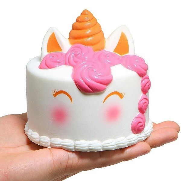Squishy Παιχνίδι Αντιστρες Shy Unicorn Cake - Squishy Antistress