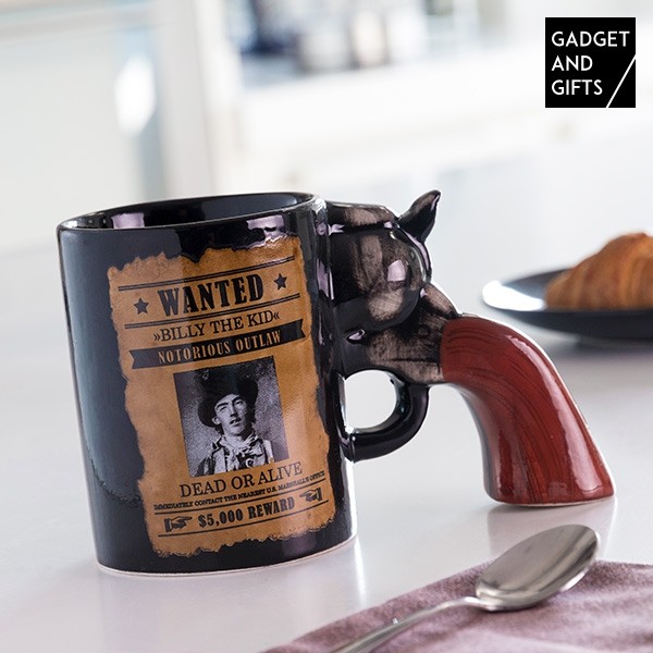 Κούπα Πιστόλι Καουμπόι - Revolver Most Wanted Mug