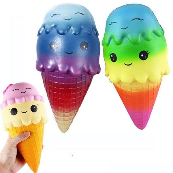 Μεγάλο Squishy Παιχνίδι Αντιστρες Ice Cream Cone - Squishy Antistress